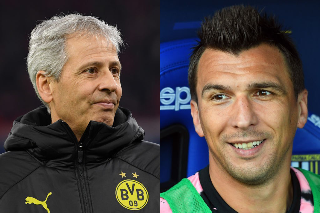 Lucien Favre und Mario Mandzukic