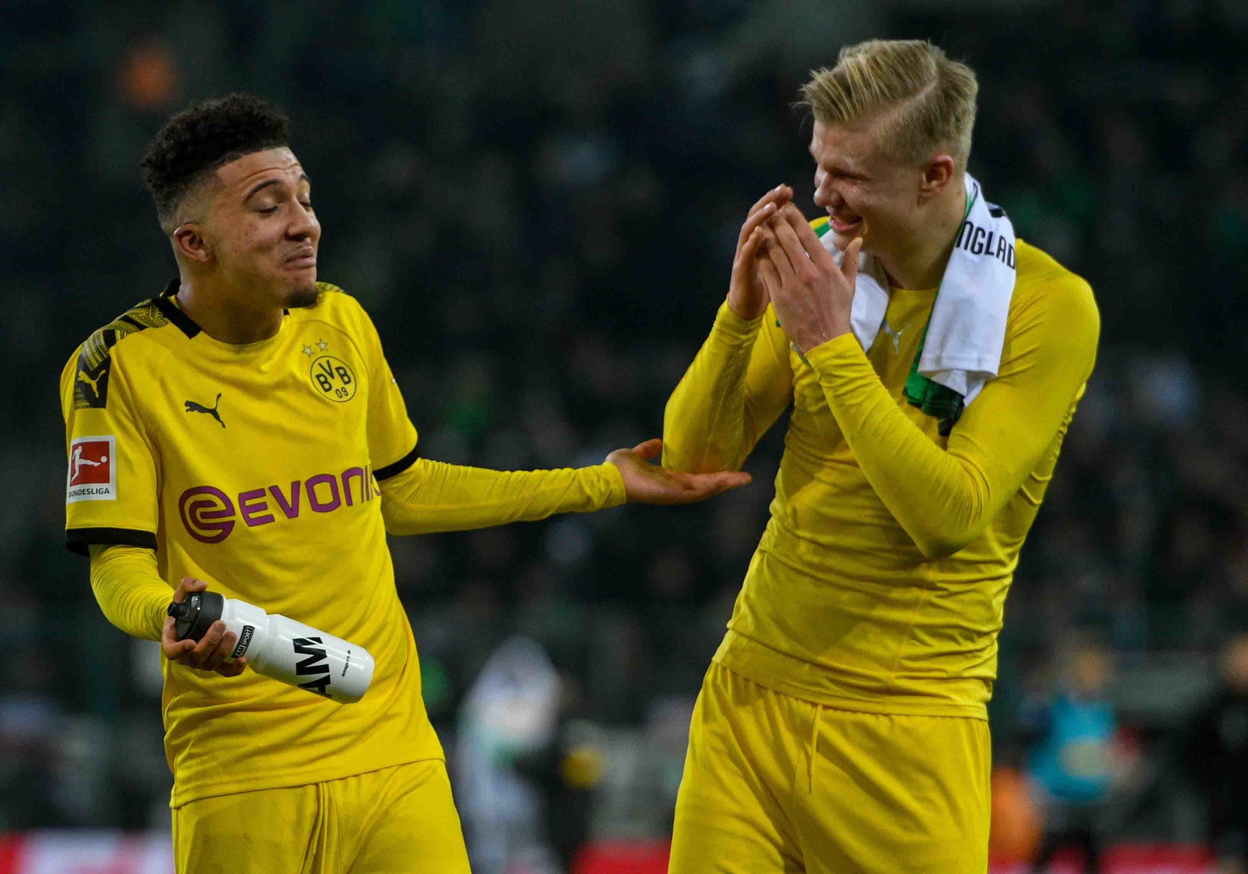 Jadon Sancho und Erling Haaland