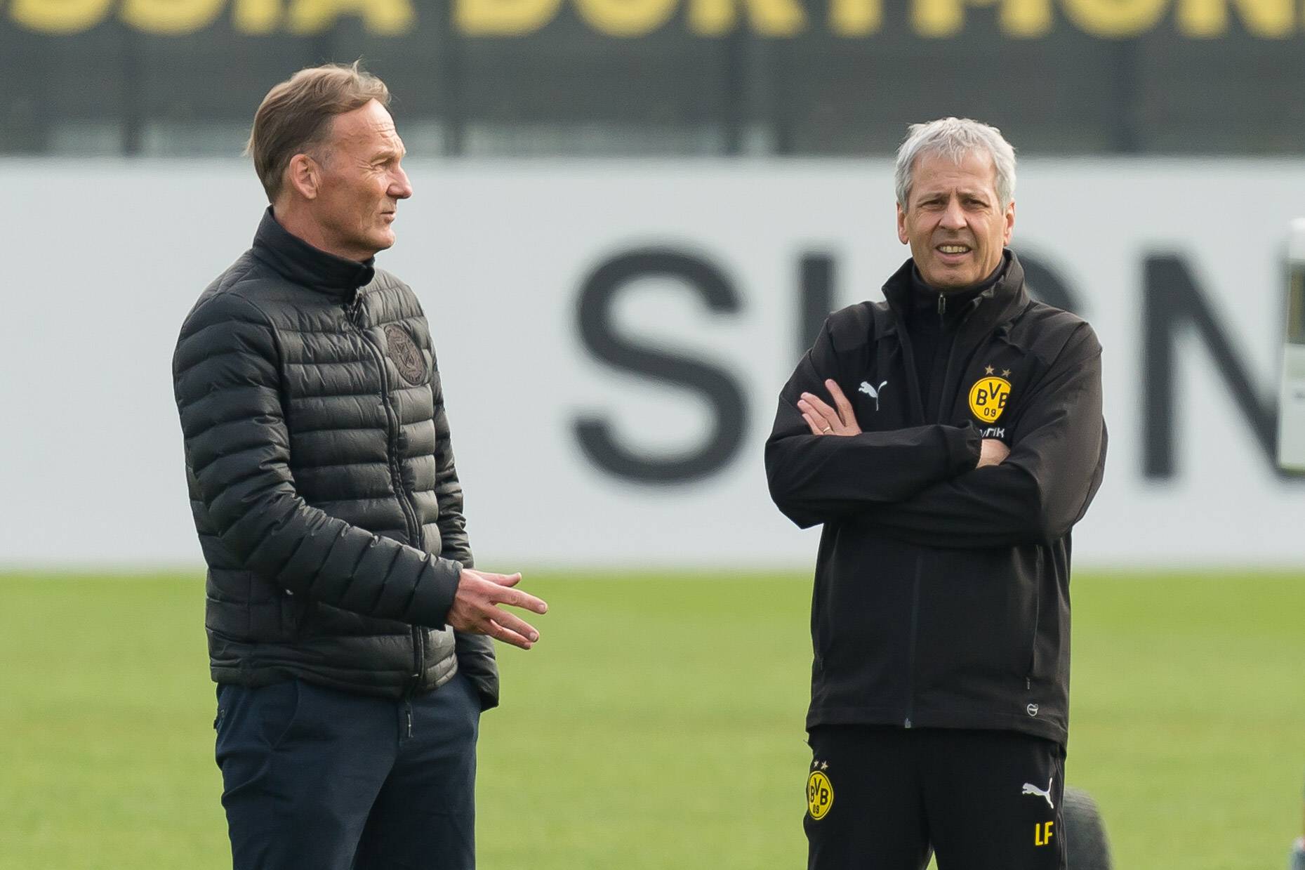 Hans-Joachim Watzke und Luvien Favre