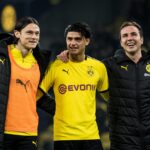 Nico Schulz, Mo Dahoud und Mario Götze