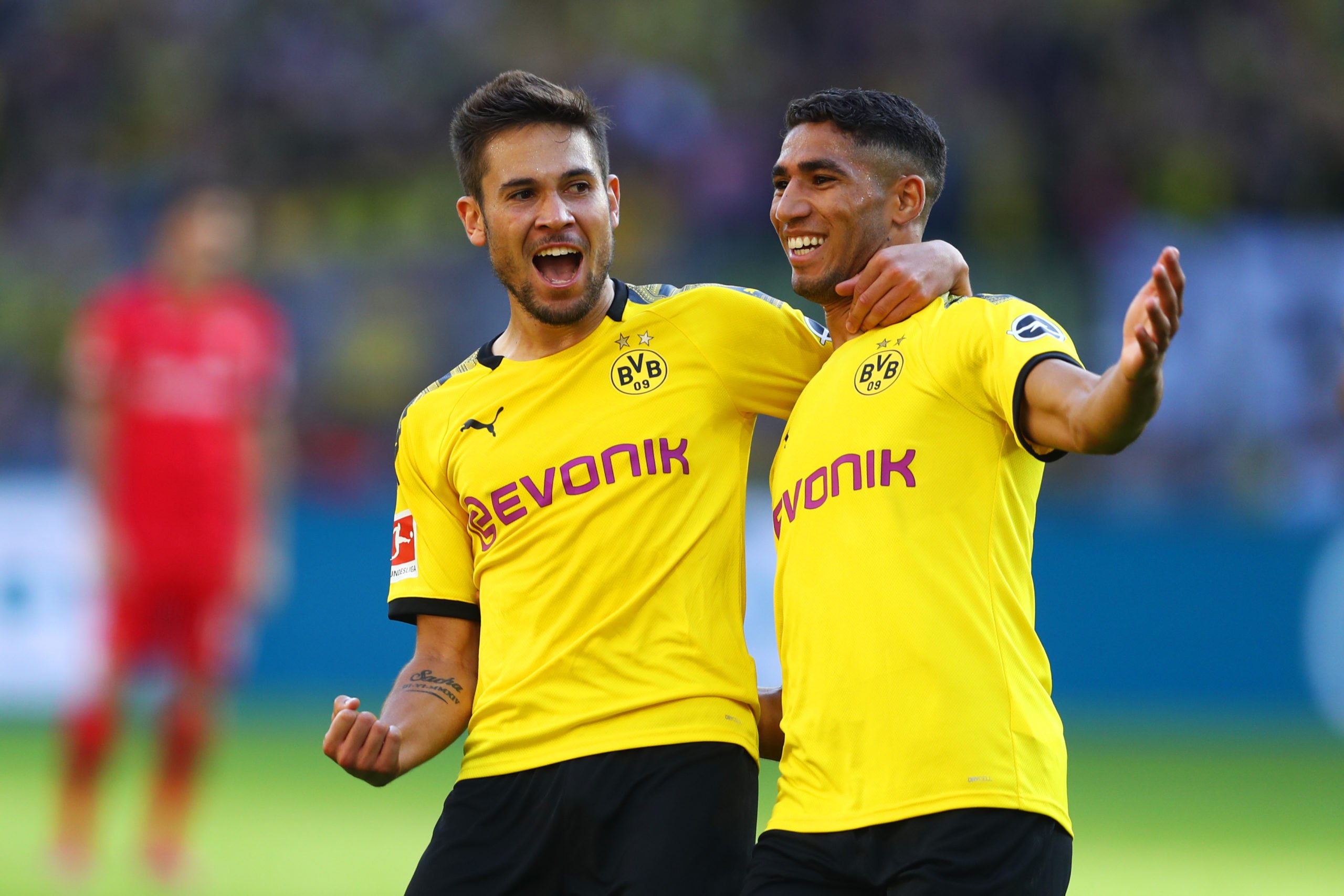 Achraf Hakimi und Raphael Guerreiro