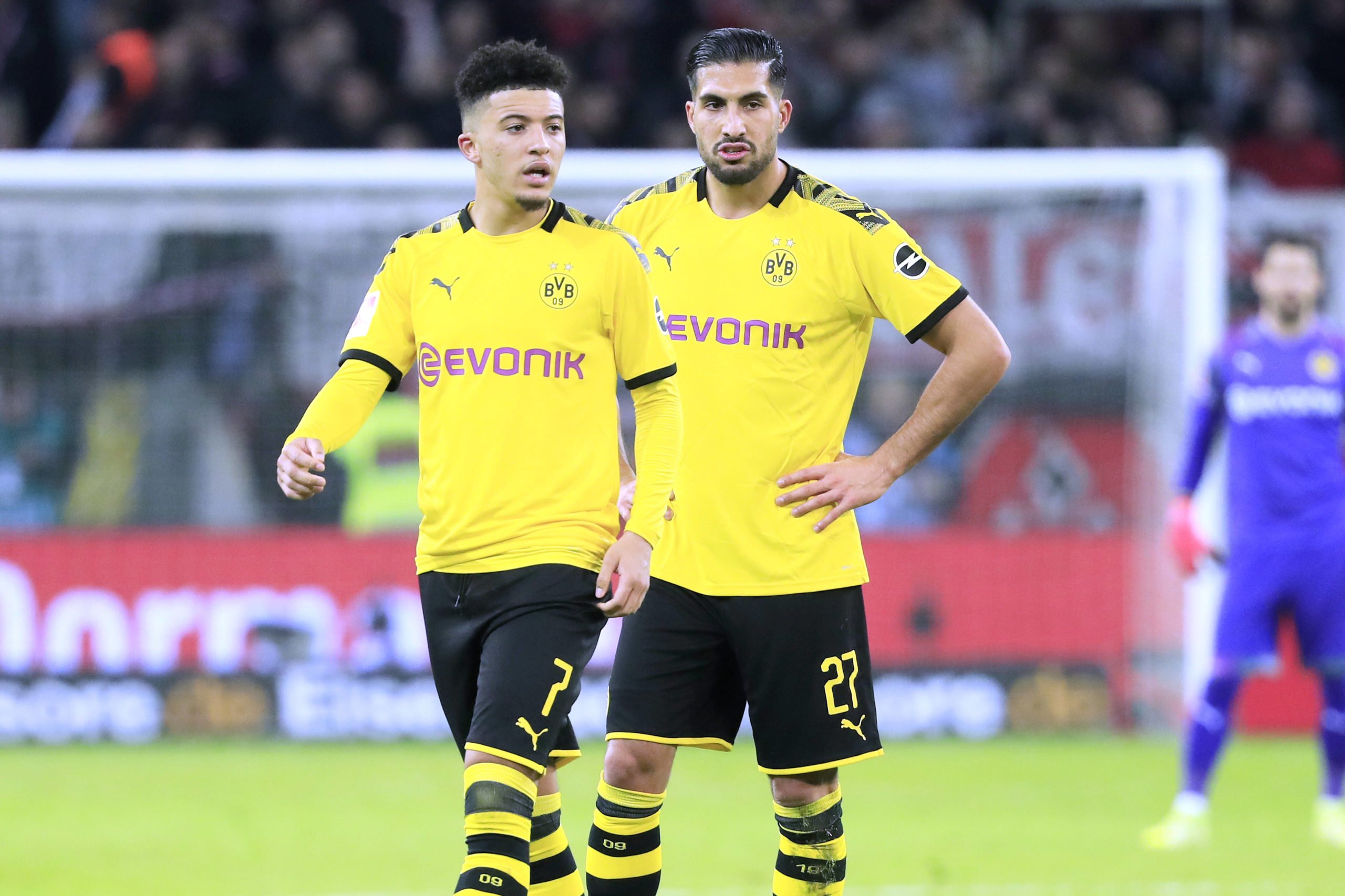 Jadon Sancho und Emre Can