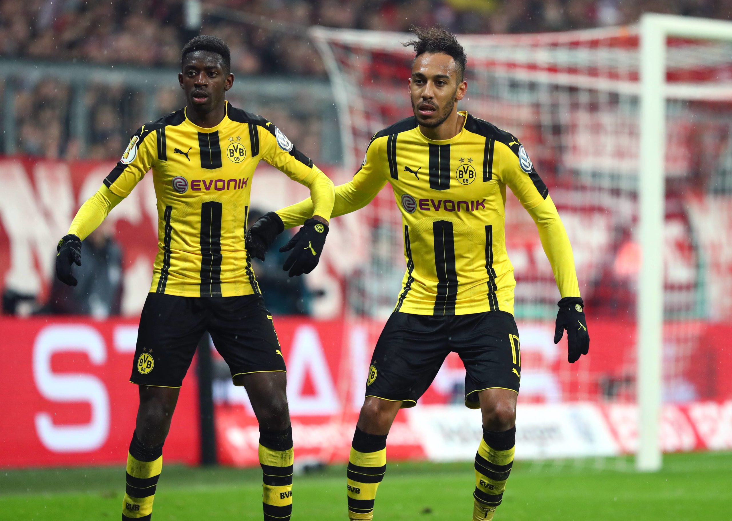 Pierre-Emerick Aubameyang und Ousmane Dembele