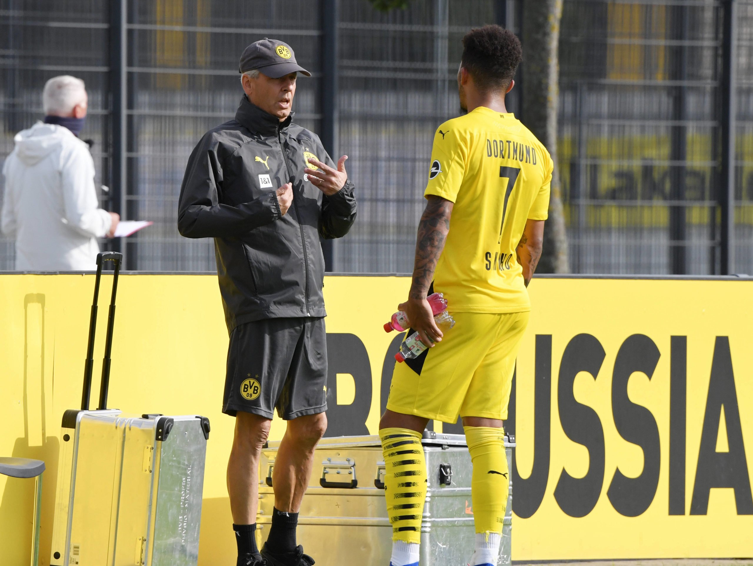 Lucien Favre und Jadon Sancho
