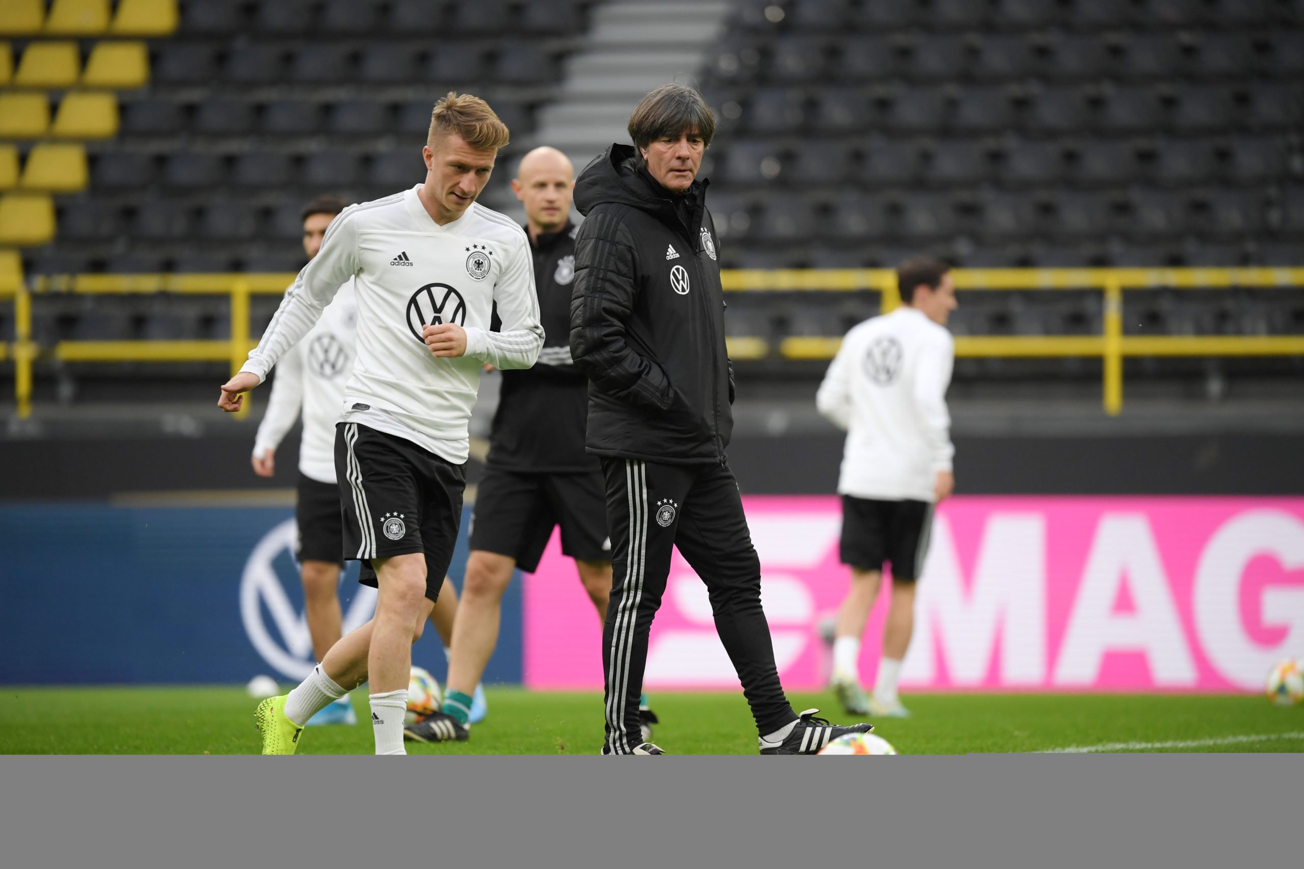 Marco Reus und Joachim Löw