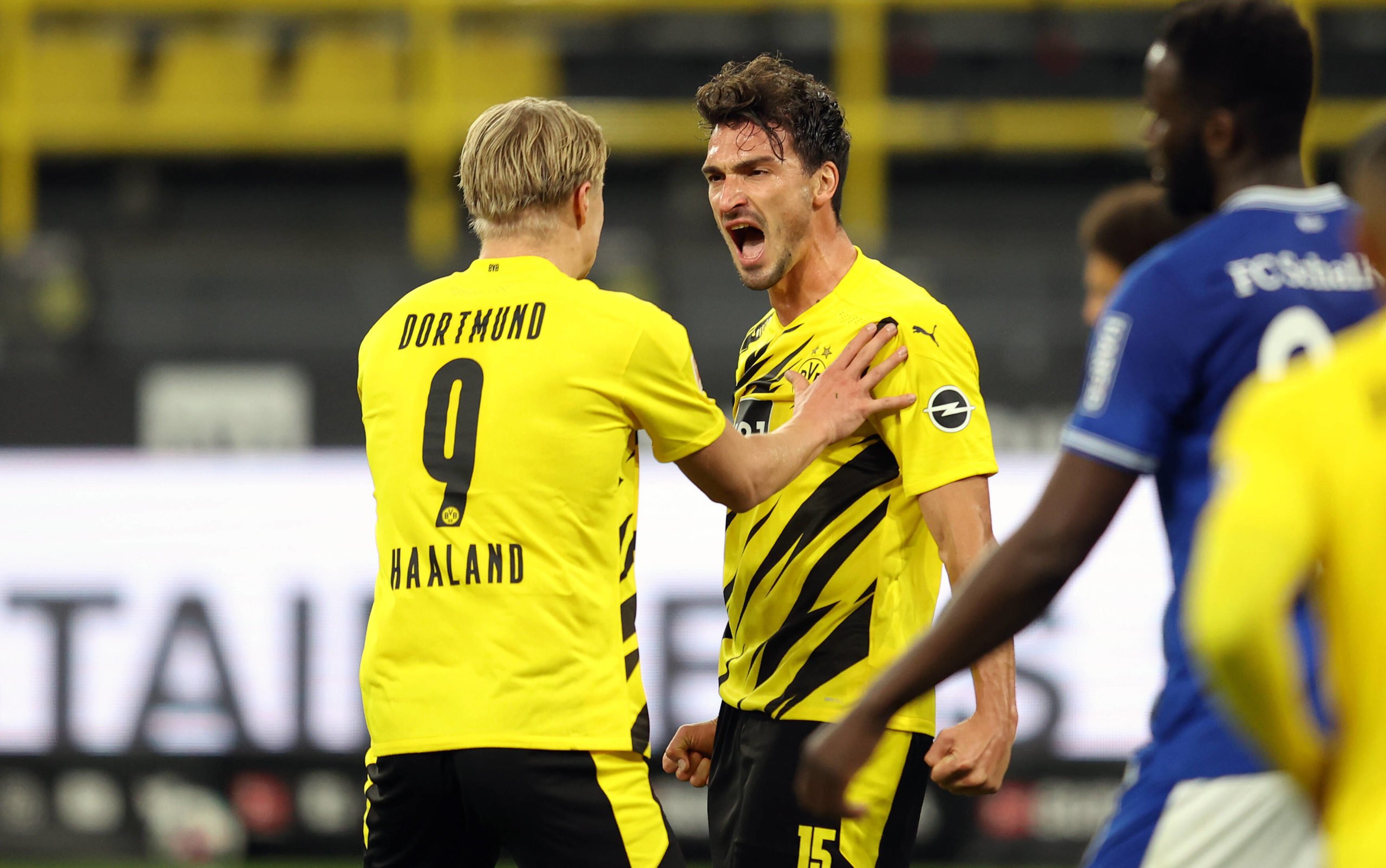 Mats Hummels und Erling Haaland
