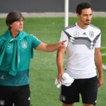 Mats Hummels und Joachim Löw