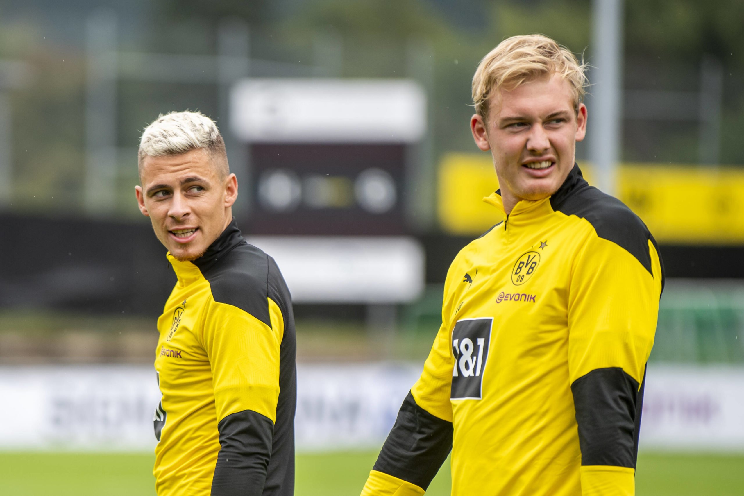 Thorgan Hazard und Julian Brandt