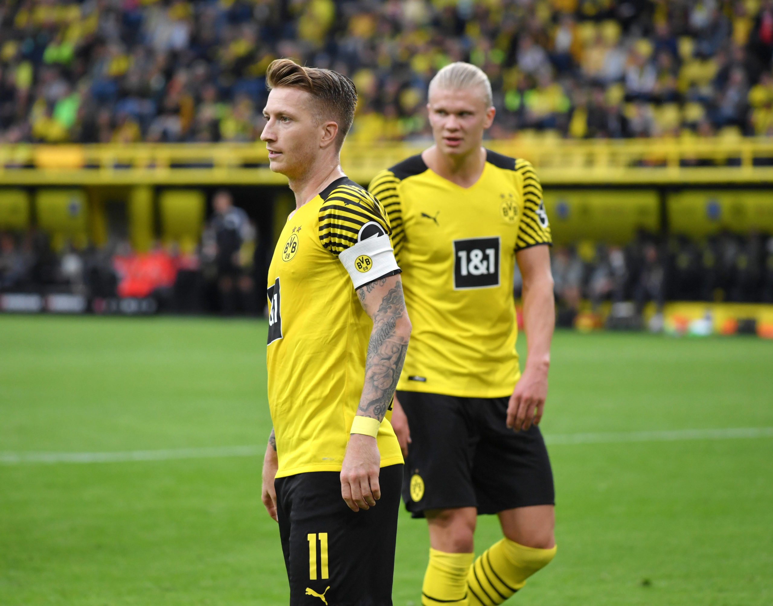 Marco Reus und Erling Haaland
