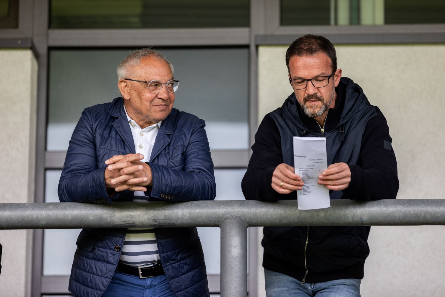 Fredi Bobic und Felix Magath