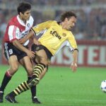 Alfred Nijhuis für Borussia Dortmund in der Champions League.