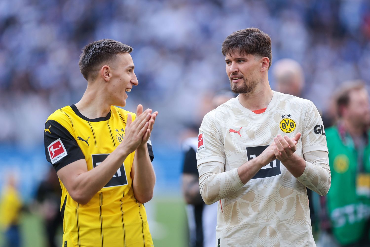 Nico Schlotterbeck und Gregor Kobel