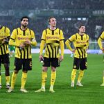 Serhou Guirassy, Emre Can, Julian Brandt, Marcel Sabitzer und Felix Nmecha