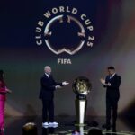 Auslosung Klub-WM 2025 mit Gianni Infantino und Ronaldo in Miami.