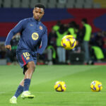 FC Barcelona, Barca v Valencia CF - La Liga EA Sports Ansu Fati plays during the match between FC Barcelona and Valencia CF, corresponding to week 21 of LaLiga EA Sports, at the Lluis Companys Stadium in Barcelona, Spain, on January 26, 2025. Barcelona Barcelona Spain PUBLICATIONxNOTxINxFRA Copyright: xUrbanandsportx originalFilename:urbanandsport-fcbarcel250126_nptSk.jpg