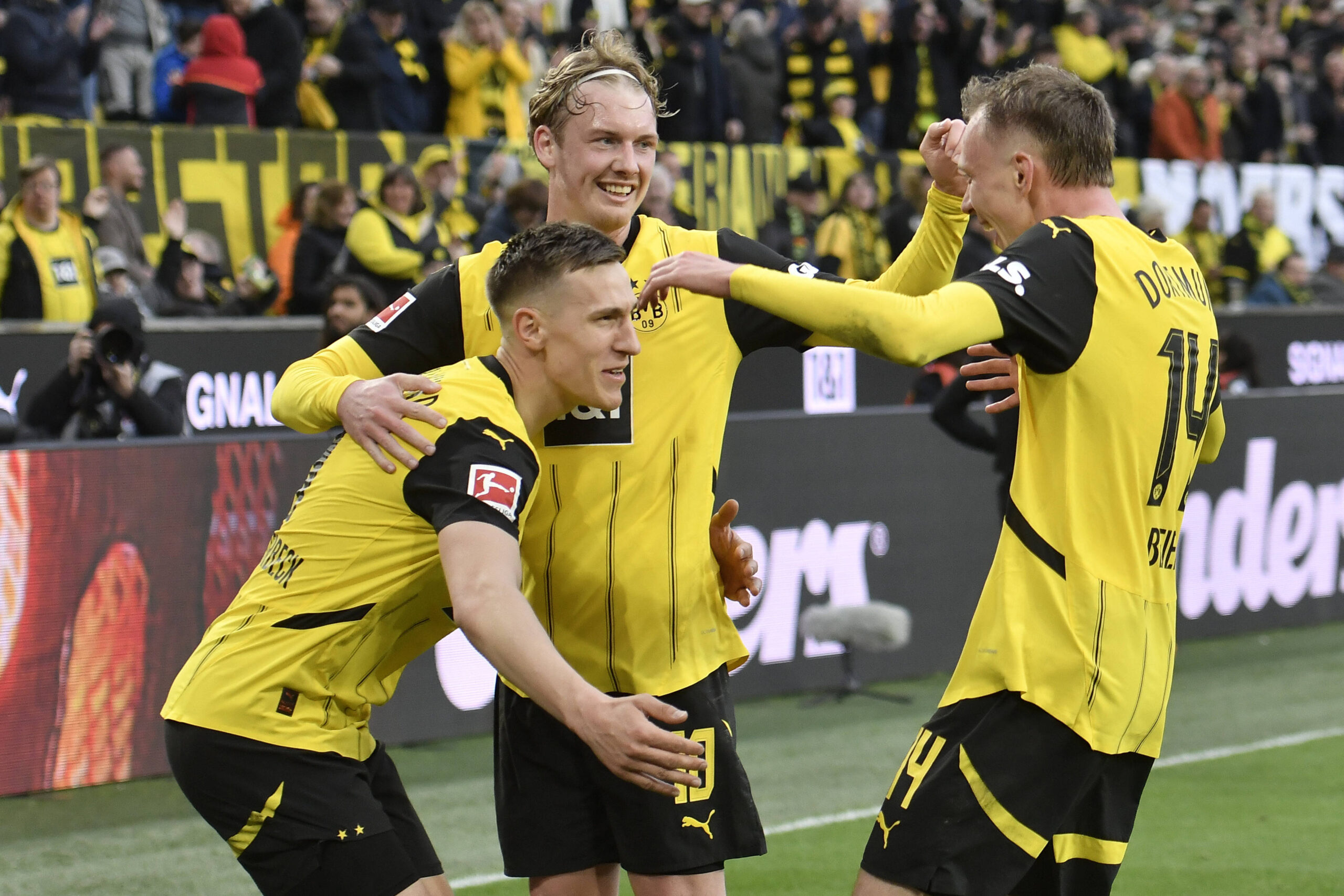 Nico Schlotterbeck, Julian Brandt, Maximilian Beier