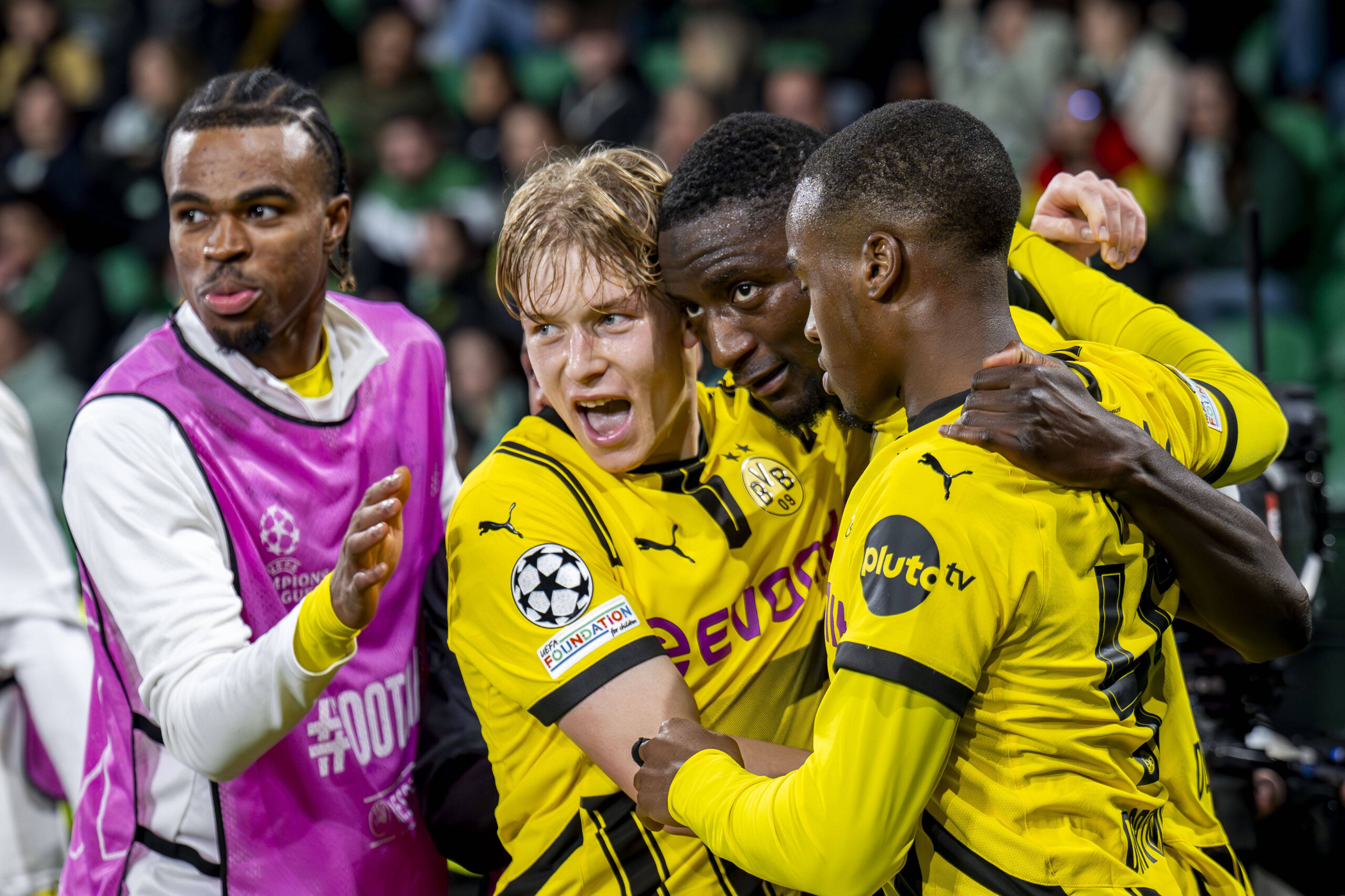 Carney Chukwuemeka, Daniel Svensson, Serhou Guirassy, Jamie Gittens