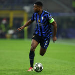 FC Internazionale - Feyenoord Denzel Dumfries of Fc Internazionale in action during the UEFA Champions League 2024/25 Round of 16 Second Leg match between FC Internazionale and Feyenoord at Stadio Giuseppe Meazza San Siro on March 11, 2025 in Milan, Italy . Milano Stadio Giuseppe Meazza Italy Copyright: xMarcoxCanonierox