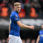 Football - 2024 / 2025 Premier League - Ipswich Town - Portman Road - 20th April 2025. Ipswich Town s Liam Delap. COLORSPORT / Ashley Western PUBLICATIONxNOTxINxUK