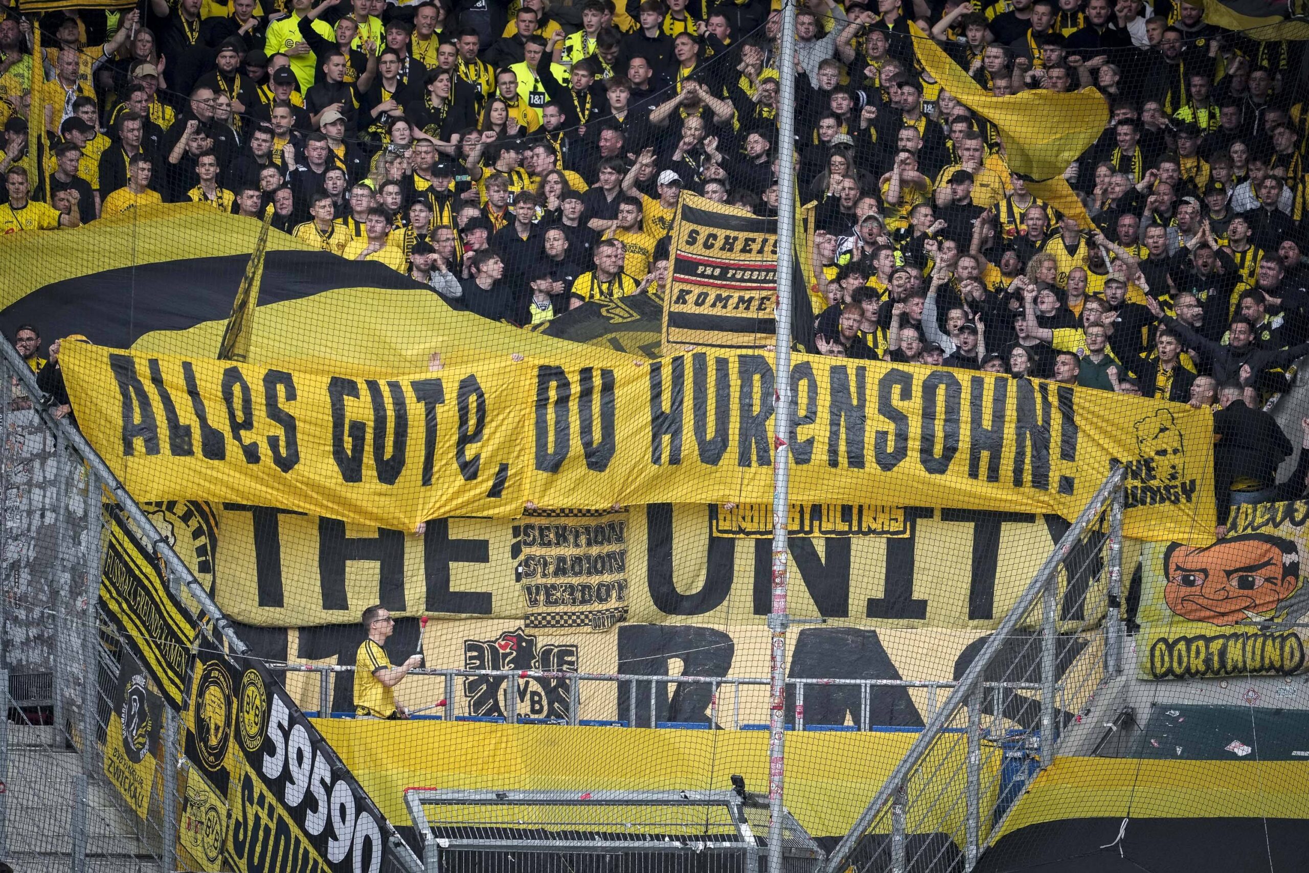 BVB-Ultras, Spruchband gegen Dietmar Hopp